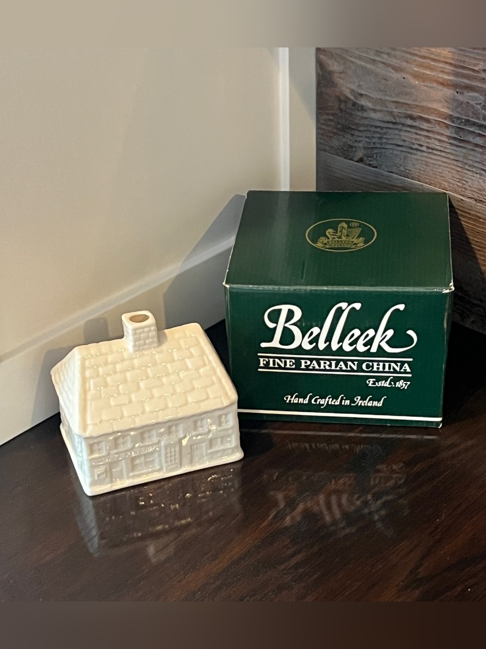 Brand New Belleek Ballybegs Post Office Votive